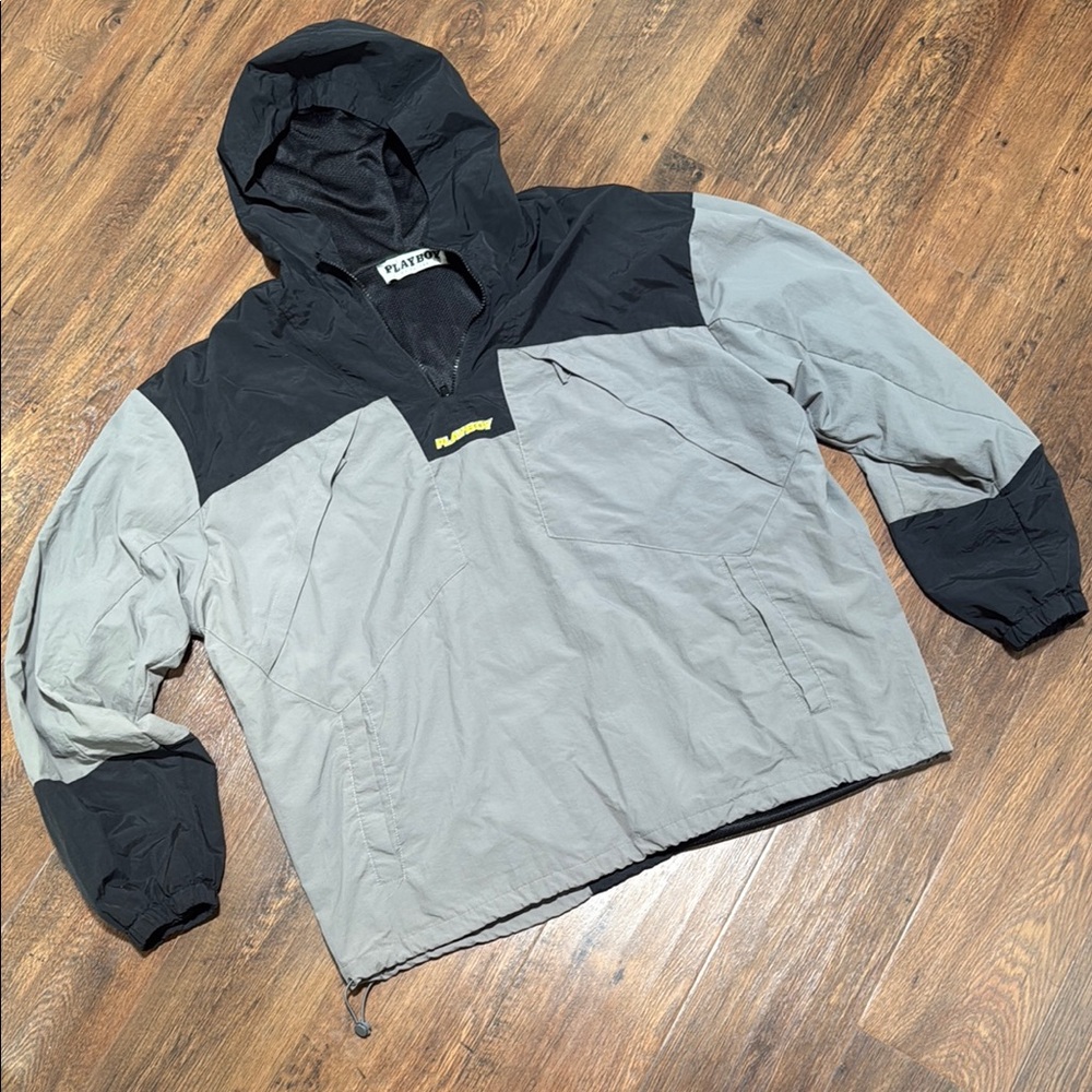 Playboy Black and Gray Pullover Jacket